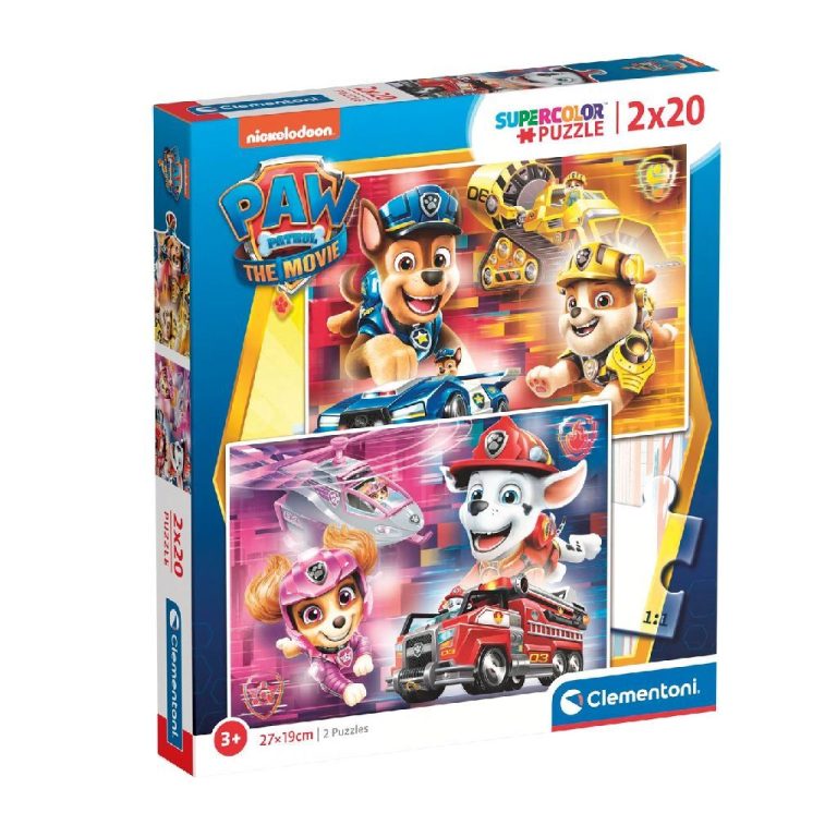 Clementoni Paw Patrol The Movie Puzzel 2x20 Stukjes | Kopen bij Flickmyhouse