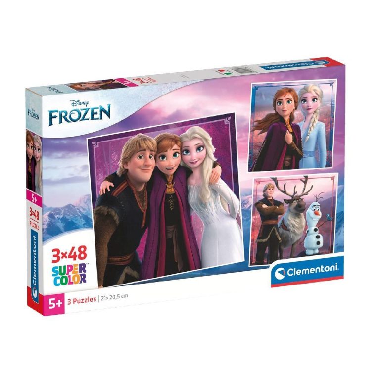 Clementoni Disney Frozen Puzzel 3x48 Stuks | Kopen bij Flickmyhouse
