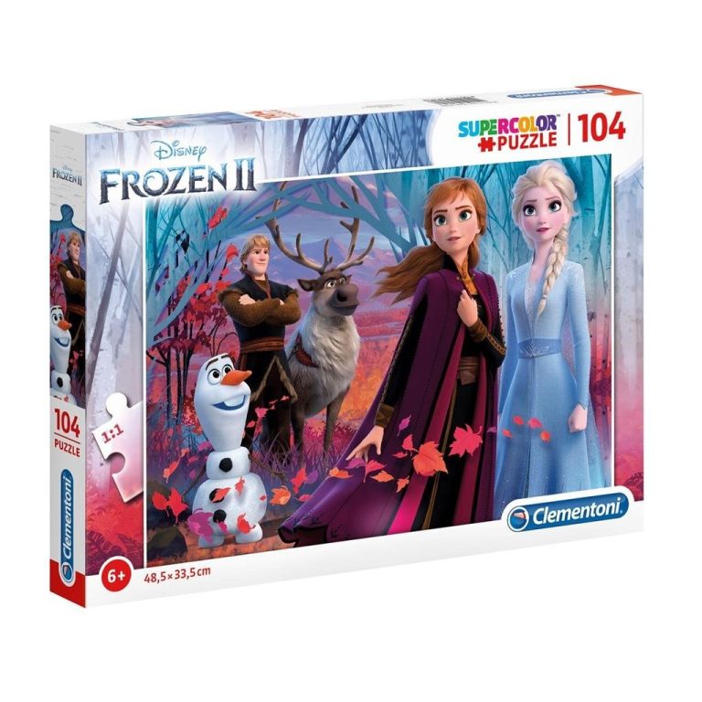 Clementoni Disney Frozen 2 Supercolor Puzzel 104 Stukjes | Kopen bij Flickmyhouse