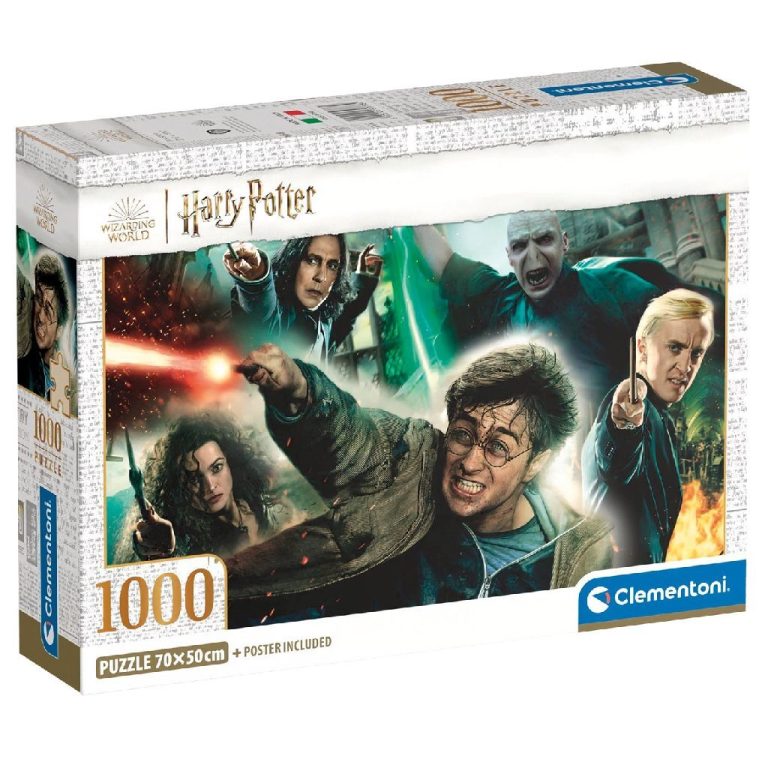Clementoni Puzzel Harry Potter 1000 Stukjes + Poster | Kopen bij Flickmyhouse