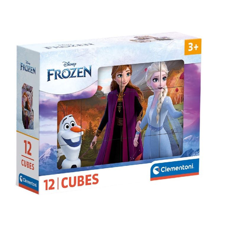 Clementoni Blokpuzzel Disney Frozen 12 Blokken | Kopen bij Flickmyhouse