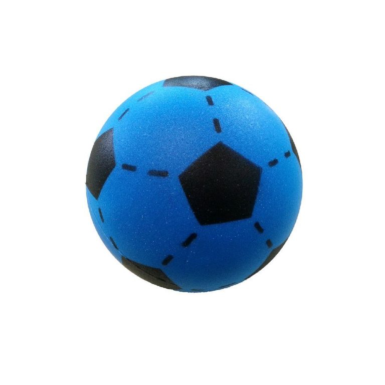 Soft Voetbal 20 cm Blauw/Zwart | Kopen bij Flickmyhouse