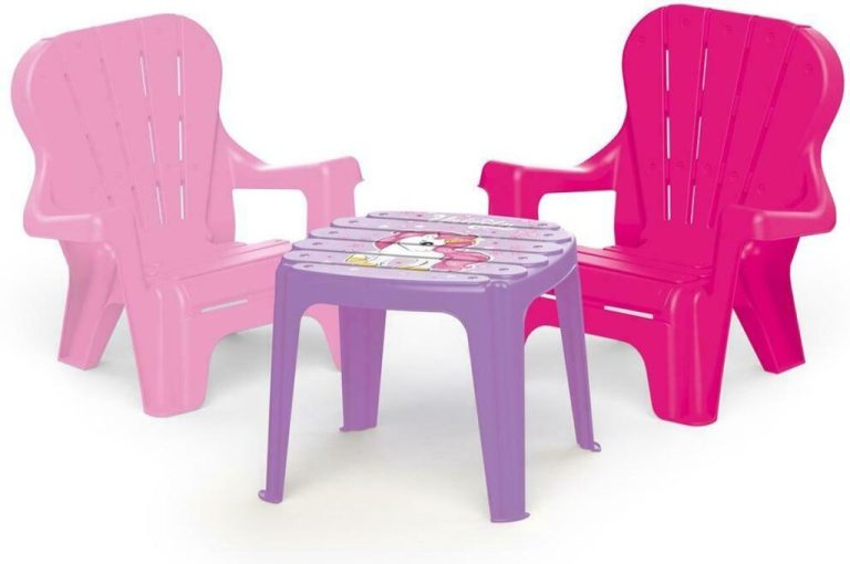 Dolu Unicorn Roze Tafel met Stoeltjes | Kopen bij Flickmyhouse