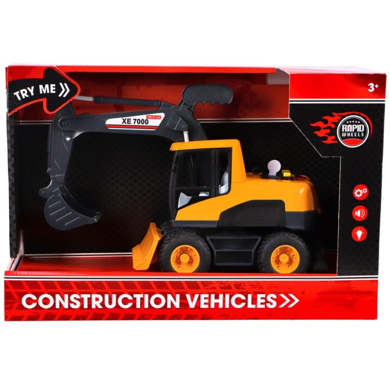 Rapid Wheels Graafmachine + Licht en Geluid | Kopen bij Flickmyhouse