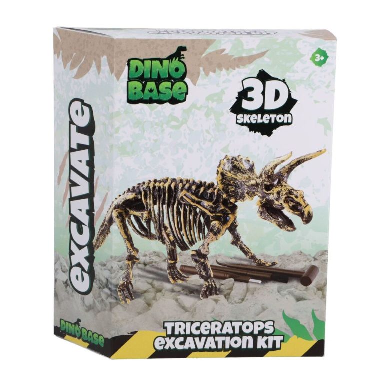 Dinobase Dino 3D Triceratops Skelet | Kopen bij Flickmyhouse