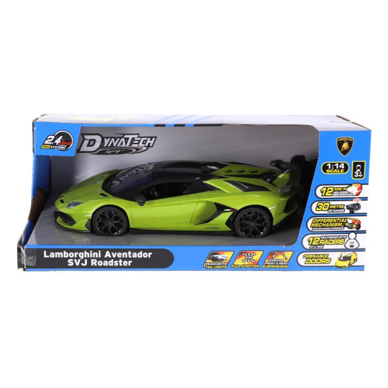 RC Lamborghini Aventador 1:14 + Licht Neon Groen | Kopen bij Flickmyhouse