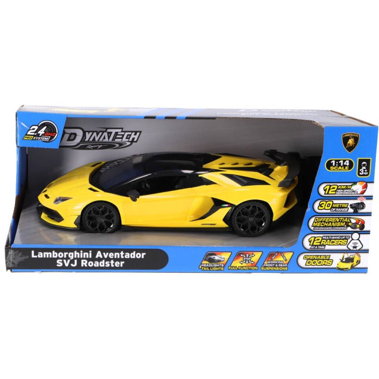 RC Lamborghini Aventador 1:14 + Licht Geel | Kopen bij Flickmyhouse
