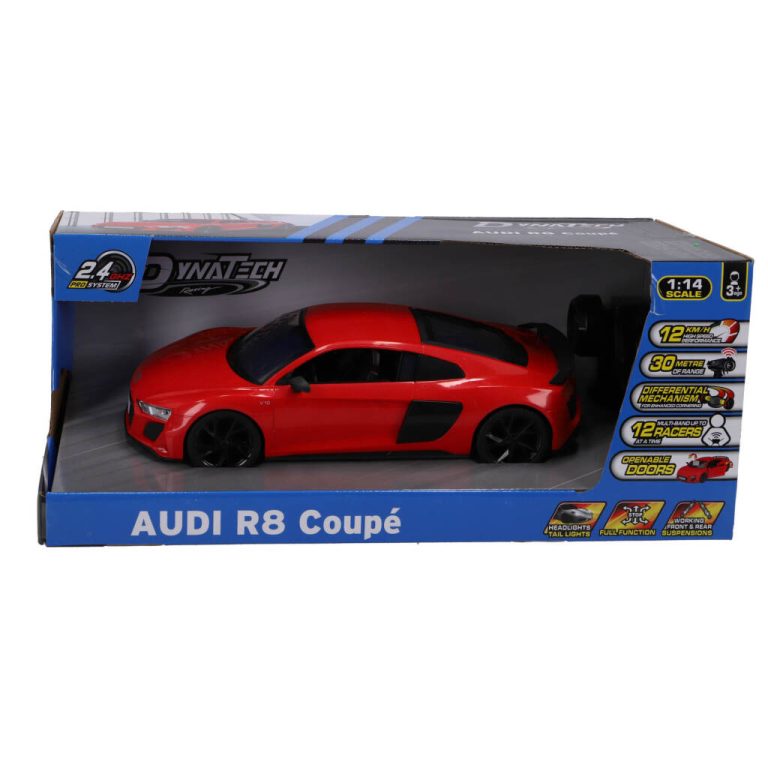 RC Audi R8 1:14 + Licht Rood | Kopen bij Flickmyhouse