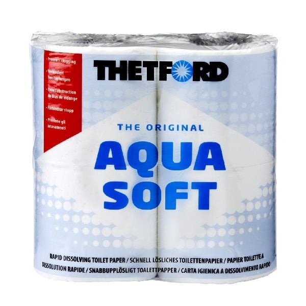 Thetford Aqua Soft Kampeer Toiletpapier 4 rol | Kopen bij Flickmyhouse