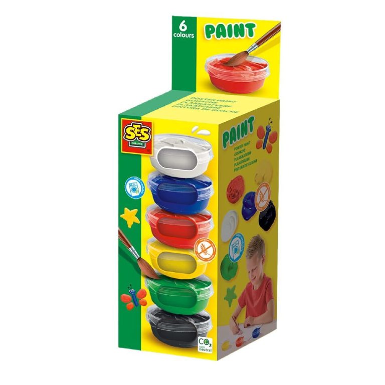 SES Creative Plakkaatverf 6x45 ml | Kopen bij Flickmyhouse