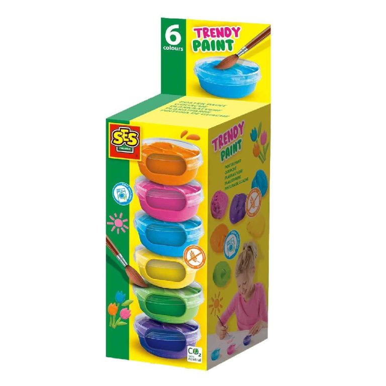 SES Creative Plakkaatverf Trendy 6x45 ml | Kopen bij Flickmyhouse
