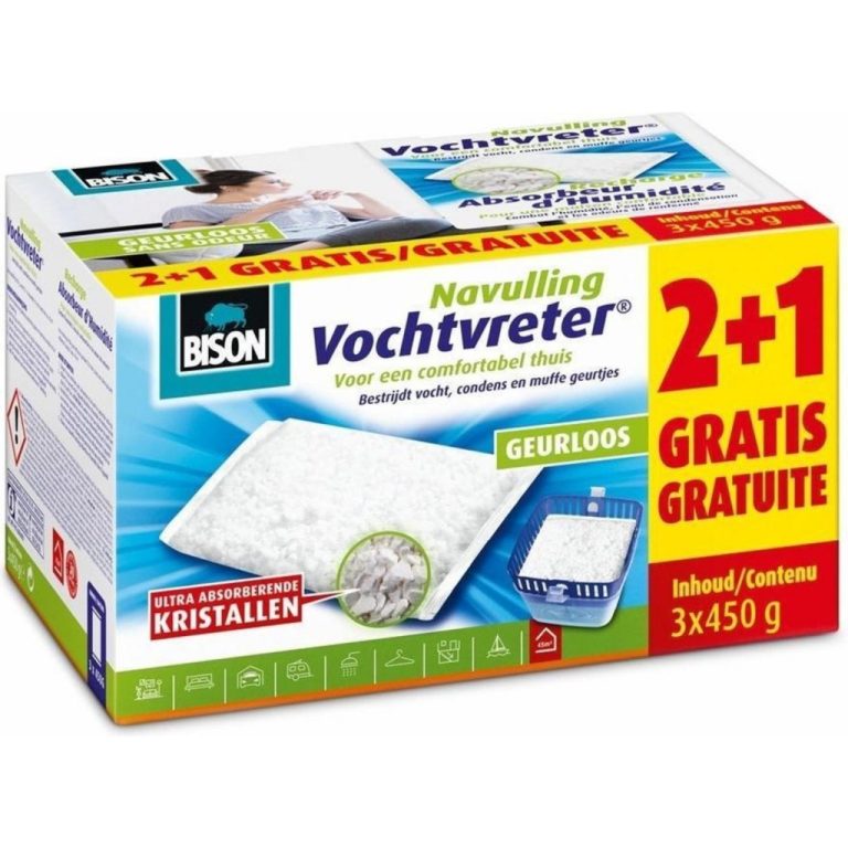 Bison Vochtvreter Navulling 3x450 g | Kopen bij Flickmyhouse