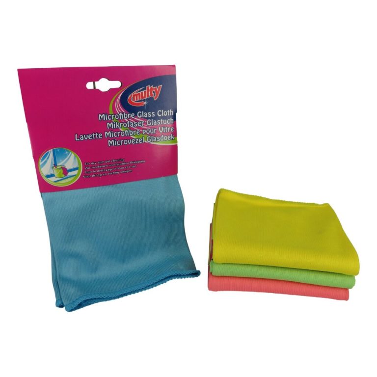 Multy Microvezel Glasdoek Assorti | Kopen bij Flickmyhouse