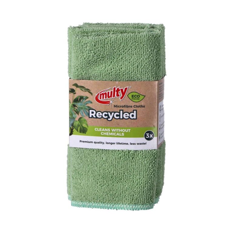 Multy Gerecyclede Microvezeldoeken 3 Stuks Groen | Kopen bij Flickmyhouse