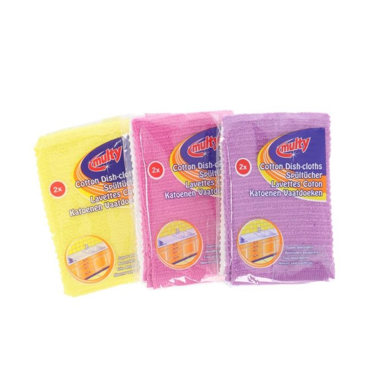Multy Katoenen Vaatdoeken 2 Stuks Assorti | Kopen bij Flickmyhouse