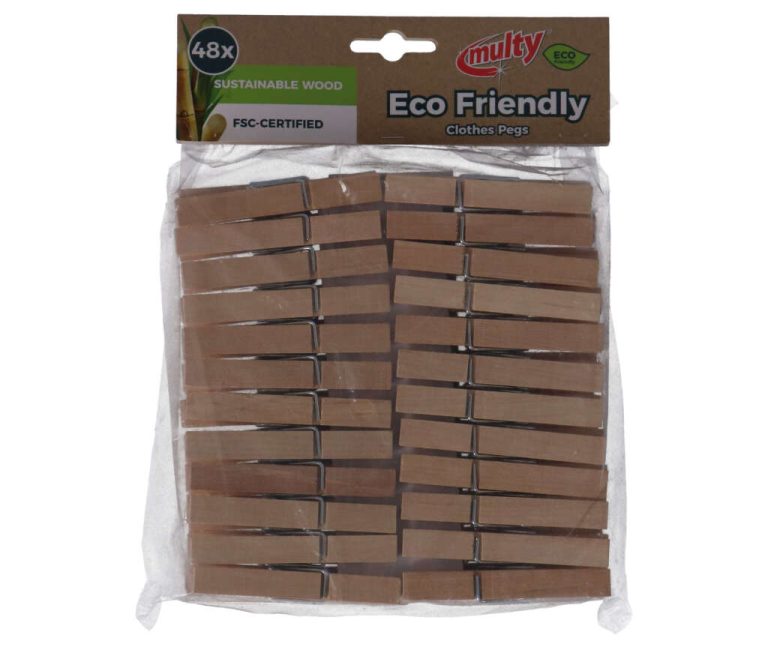 Multy Houten Wasknijpers 48 Stuks | Kopen bij Flickmyhouse