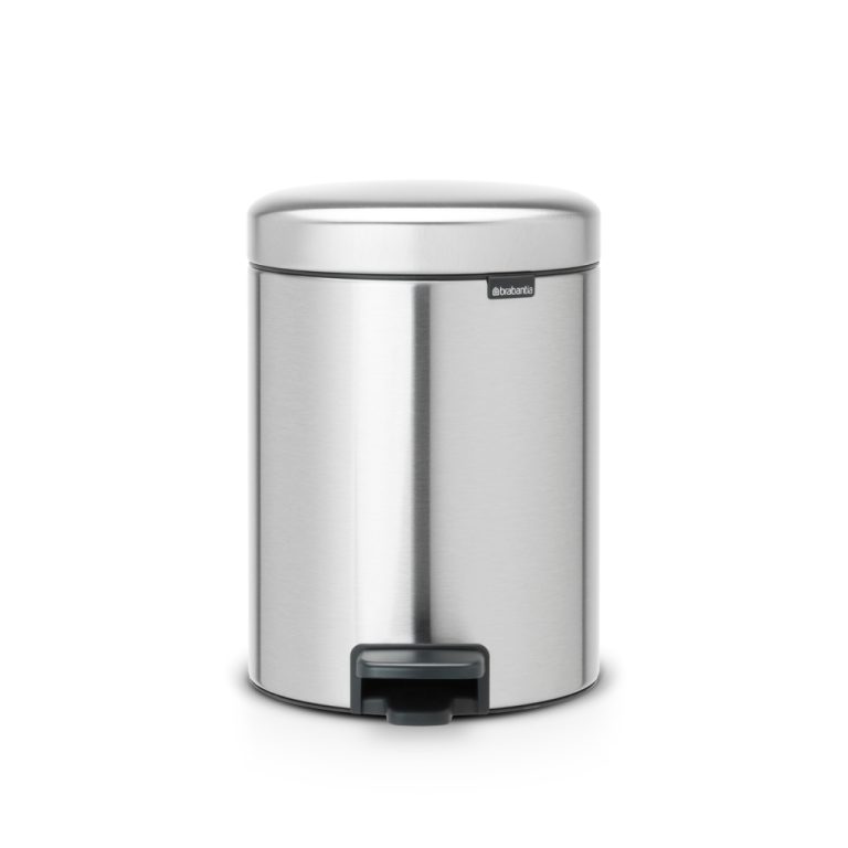 Brabantia Newicon Pedaalemmer 5L Mat Staal | Kopen bij Flickmyhouse