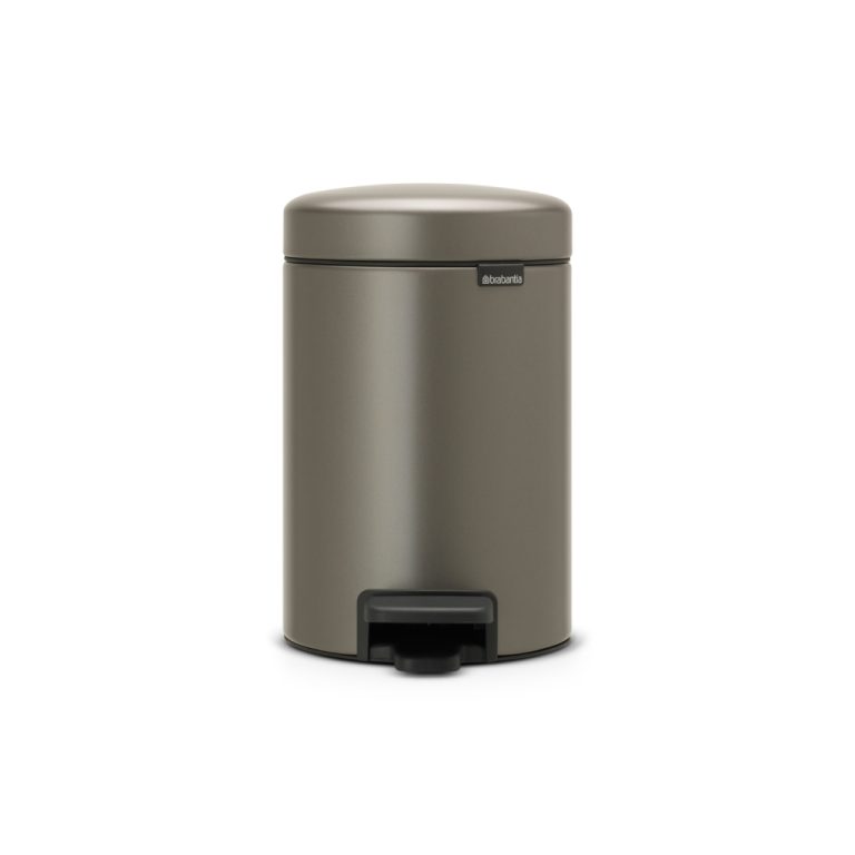 Brabantia Newicon Pedaalemmer 3L Platinum | Kopen bij Flickmyhouse