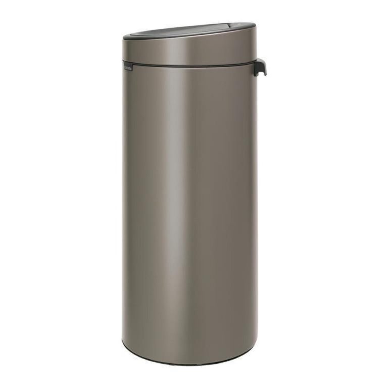 Brabantia Touch Bin New Afvalemmer 30L Platinum | Kopen bij Flickmyhouse