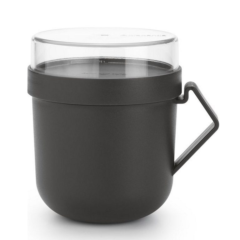 Brabantia Make & Take Soepbeker 0.6L Donkergrijs | Kopen bij Flickmyhouse