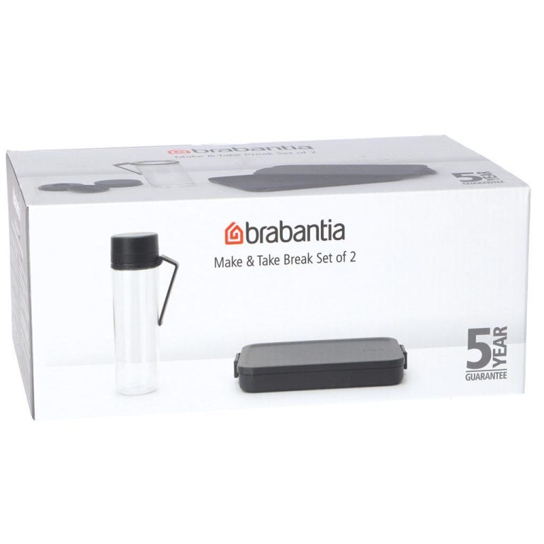 Brabantia Make and Take Breakset 2-delig Donkergrijs | Kopen bij Flickmyhouse
