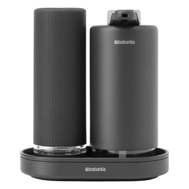 Brabantia SinkStyle Zeepdispenser Set Donkergrijs | Kopen bij Flickmyhouse