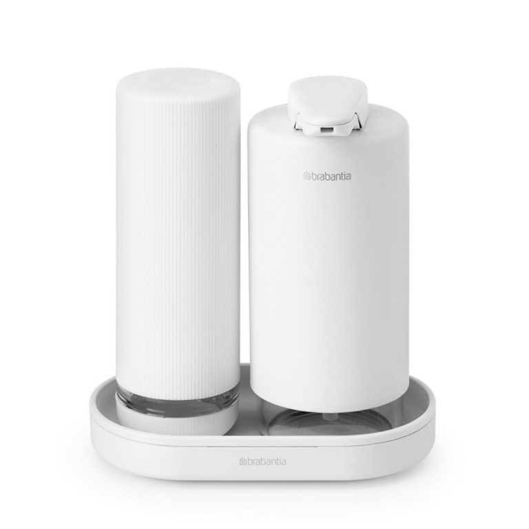 Brabantia SinkStyle Zeepdispenser Set Wit | Kopen bij Flickmyhouse