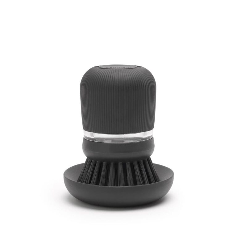 Brabantia SinkSide Afwasborstel met Zeepreservoir Zwart | Kopen bij Flickmyhouse