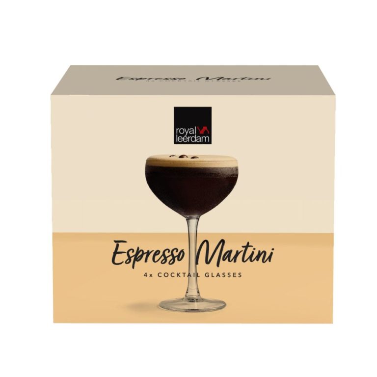 Royal Leerdam Espresso Martini Glas Set 4 | Kopen bij Flickmyhouse