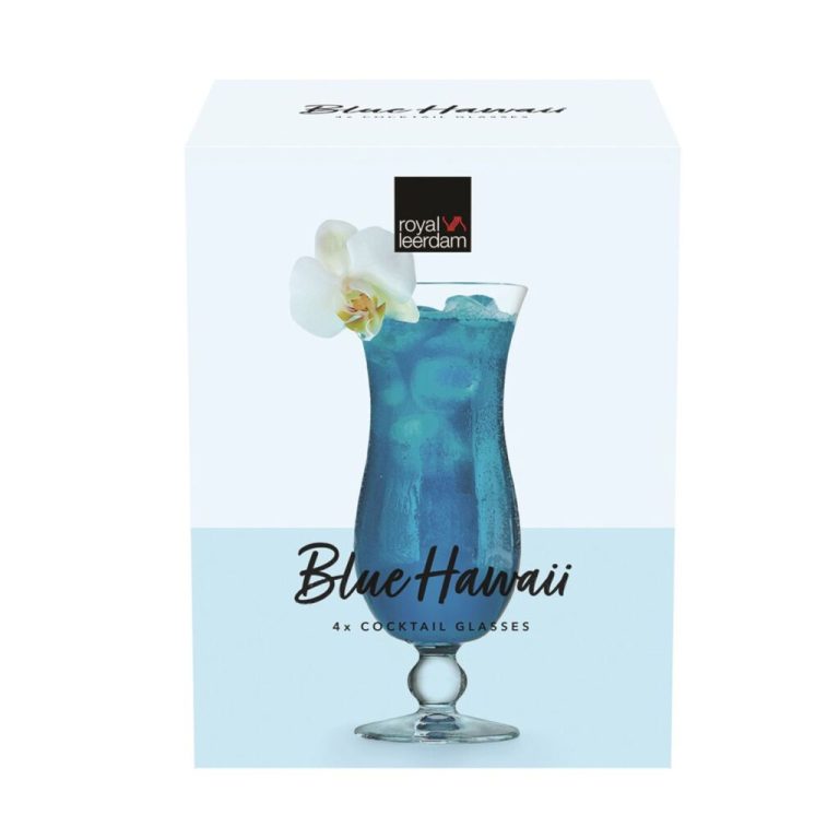 Royal Leerdam Blue Hawaii Glas Set 4 | Kopen bij Flickmyhouse