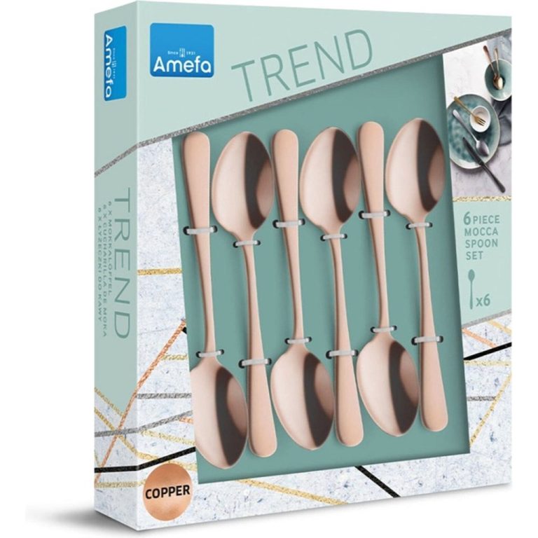 Amefa Austin Theelepels 6 Stuks Koper | Kopen bij Flickmyhouse