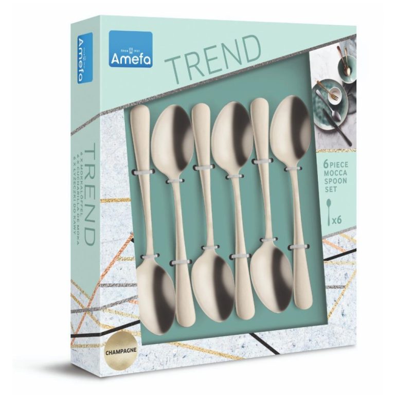 Amefa Austin Theelepels 6 Stuks Champagne | Kopen bij Flickmyhouse