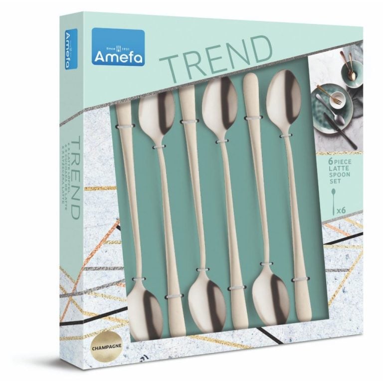 Amefa Austin Latte Lepels 6 Stuks Champagne | Kopen bij Flickmyhouse