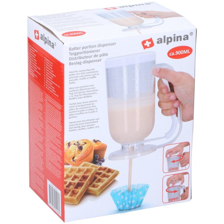 Alpina Beslagdispenser 900 ml Wit/Transparant | Kopen bij Flickmyhouse