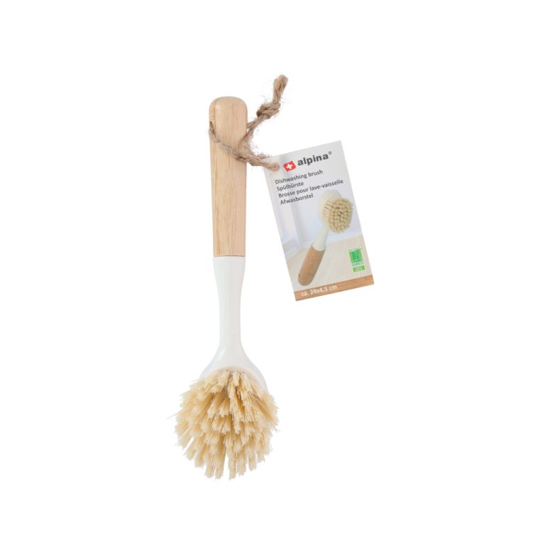 Alpina Afwasborstel 24x4.5 cm Bamboe/Cr&egrave;me | Kopen bij Flickmyhouse