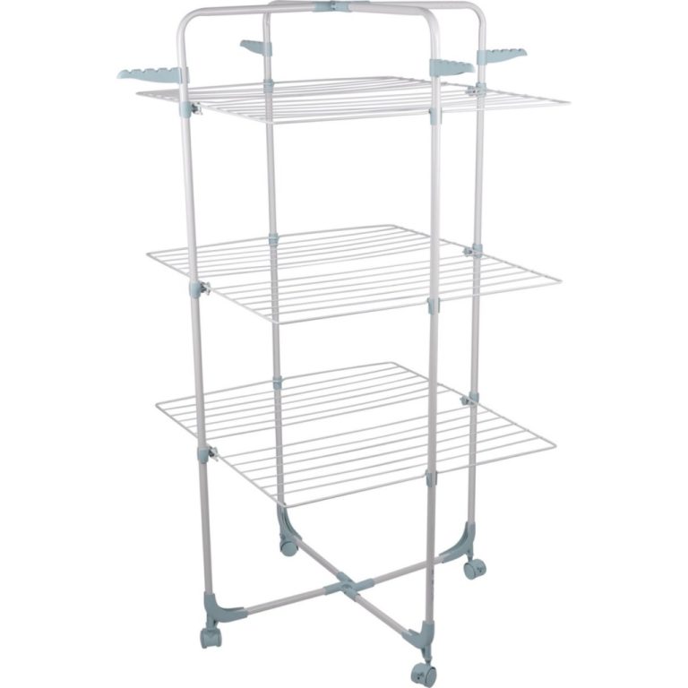 Alpina Droogtoren 3 Verdiepingen 30 m Drooglijn Wit/Blauw | Kopen bij Flickmyhouse