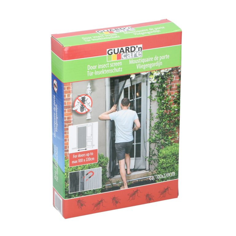 Guard'n Care Horgordijn met Magneten 220x100 cm Zwart | Kopen bij Flickmyhouse