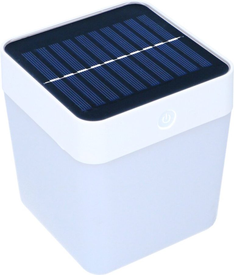 Grundig Solar Lamp Tuinverlichting op Zonne Energie  Wit/Oranje/Blauw/Groen Licht Tot 8 Uur Licht | Kopen bij Flickmyhouse