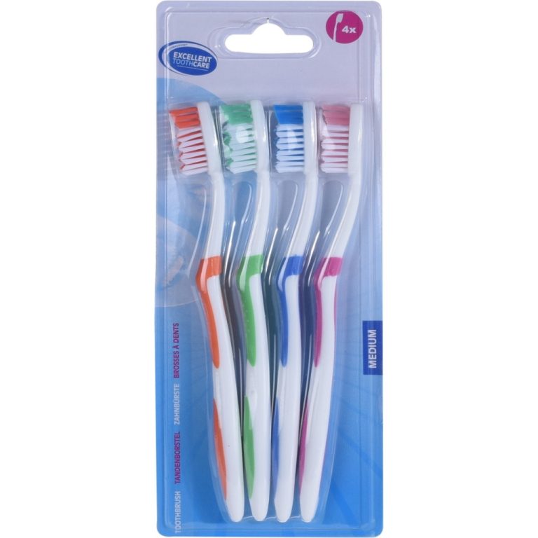 Excellent Toothcare Tandenborstels 4 Stuks | Kopen bij Flickmyhouse