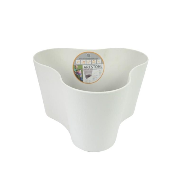 ArtStone Bloempot Claire 23x23x14 cm Wit | Kopen bij Flickmyhouse