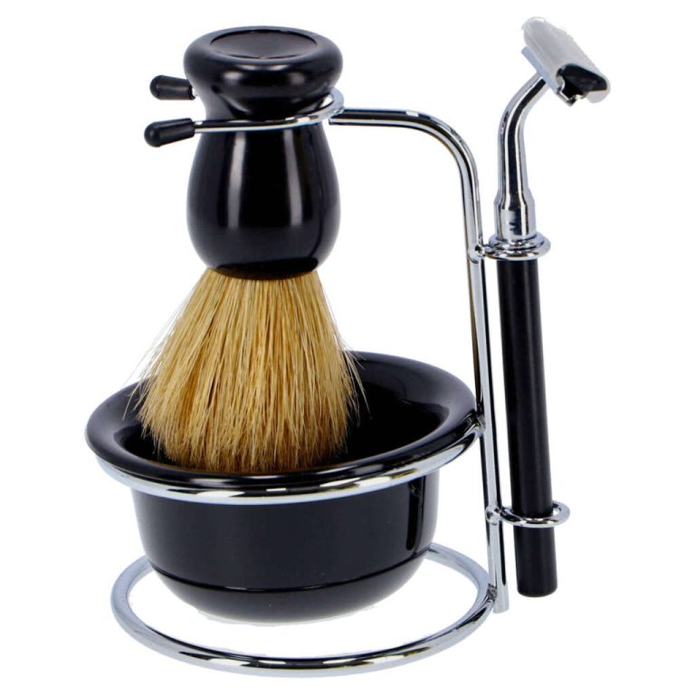 Gentlemens Barbershop Basic Scheerset Zwart | Kopen bij Flickmyhouse