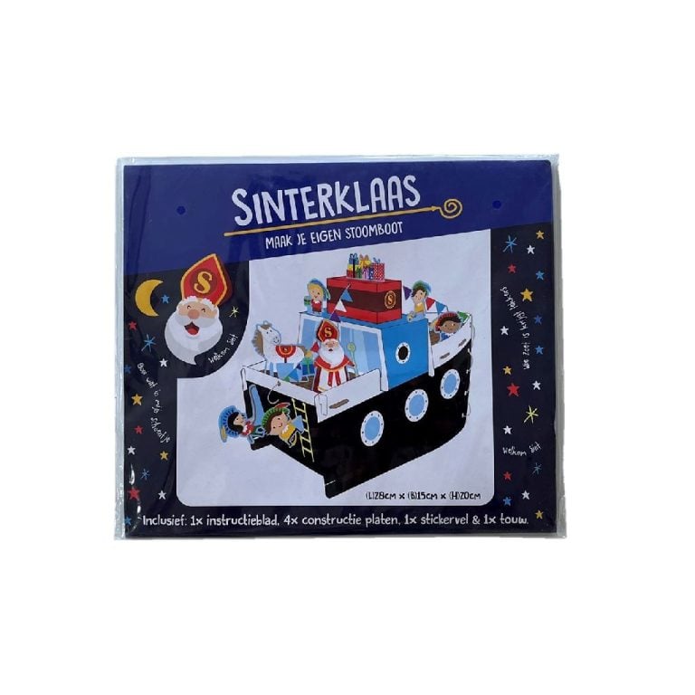 Sinterklaas Maak Je Eigen Stoomboot | Kopen bij Flickmyhouse