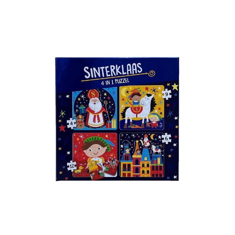 Sinterklaas 4in1 Puzzel 4-12 Stukjes | Kopen bij Flickmyhouse