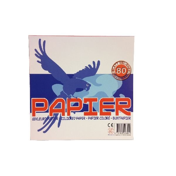 Vouw en Tekenblad 16x16 Wit/Gekleurd 80stuks | Kopen bij Flickmyhouse