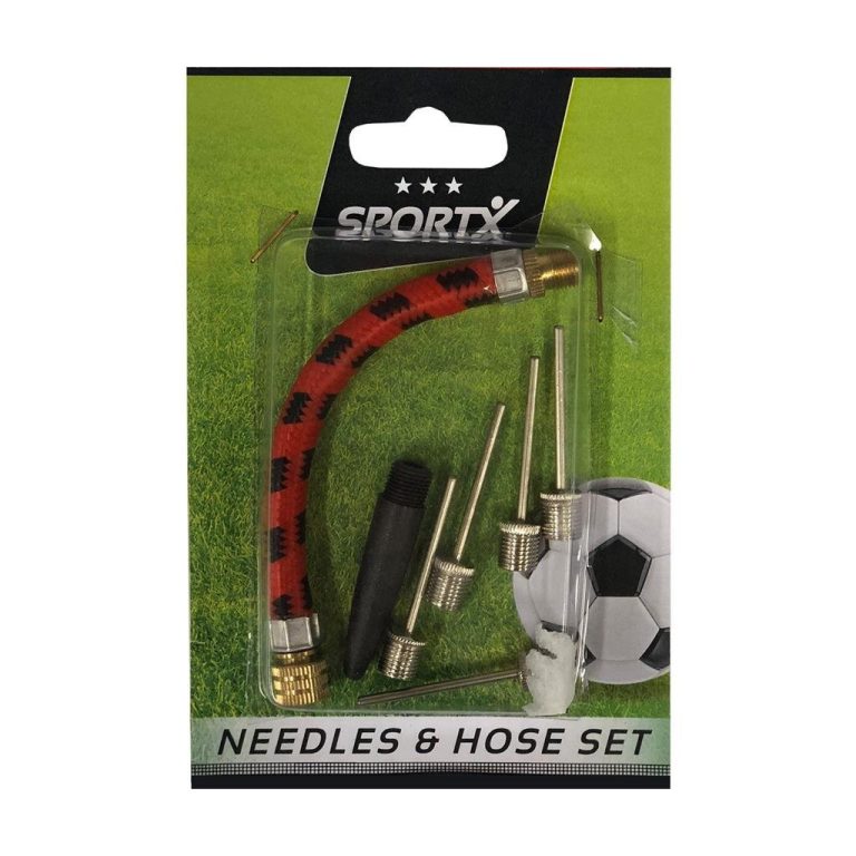 SportX Balpomp Accessoire Set met 4 Naalden + Verloopstukje en Slang | Kopen bij Flickmyhouse