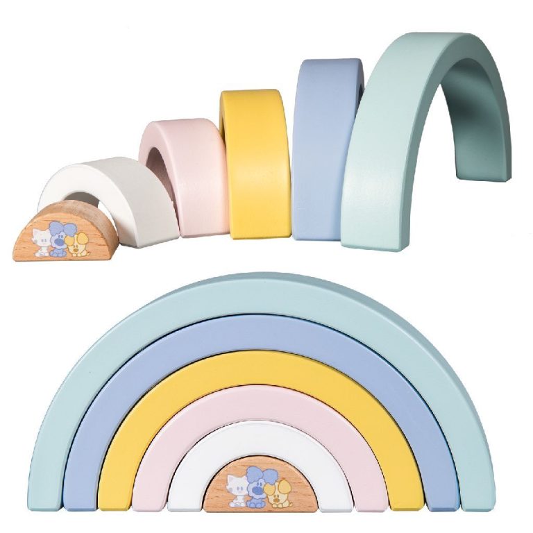Woezel En Pip Baby Houten Regenboog | Kopen bij Flickmyhouse