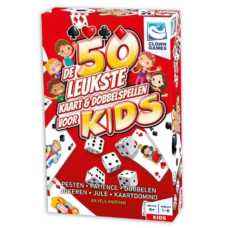 Clown Games Kids 50 Kaart&Dobbel Spellen | Kopen bij Flickmyhouse