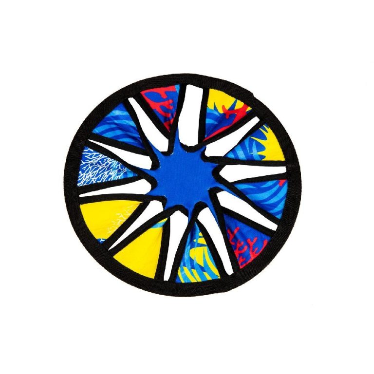 Summertime Soft Frisbee 25 cm Geel/Blauw | Kopen bij Flickmyhouse