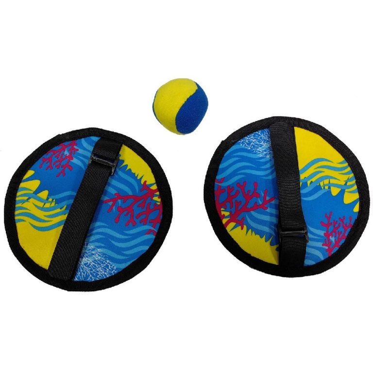 Summertime Soft Catch Ball Set Blauw/Geel | Kopen bij Flickmyhouse