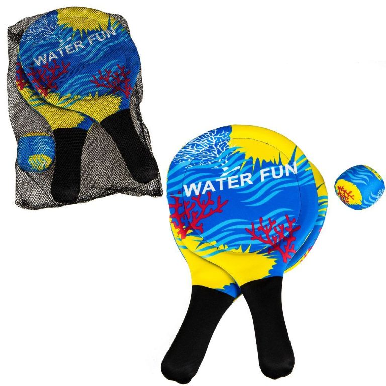 Summertime Water Fun Soft Beach Ball Set Blauw/Geel | Kopen bij Flickmyhouse